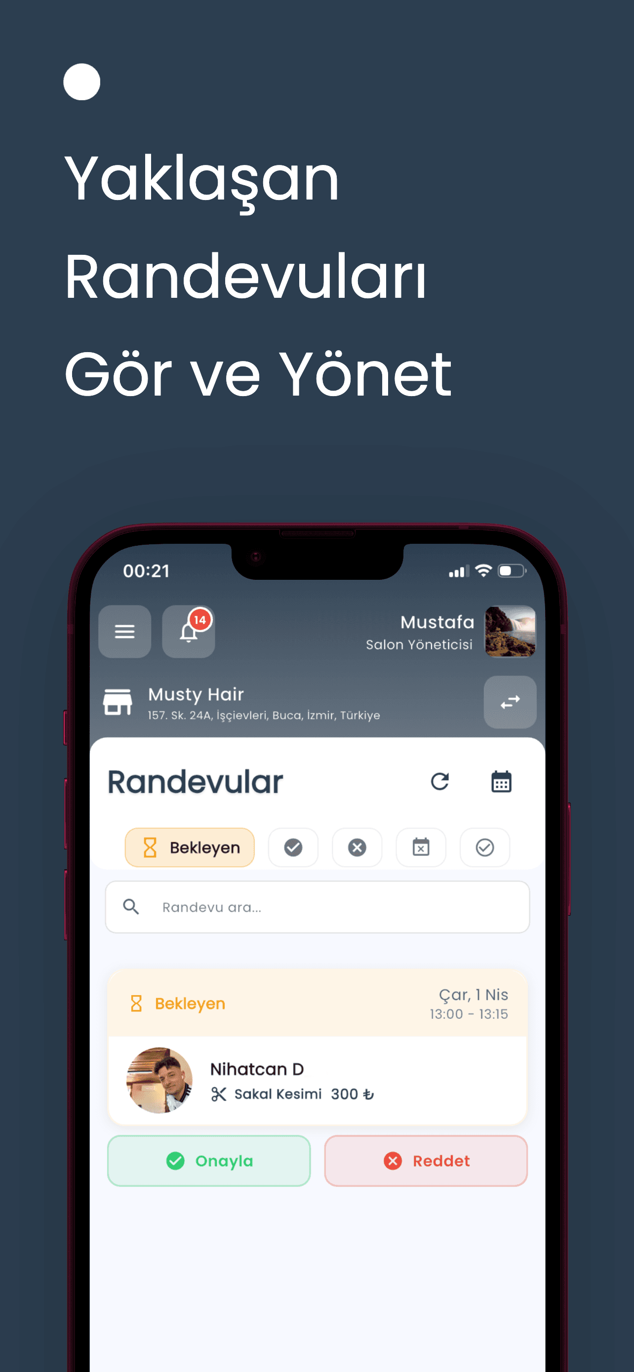 Randevu+ İşyerim ekran görüntüsü 5